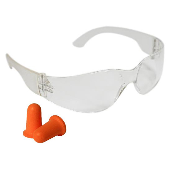 CHAMP SHOOTING GLASSES & ONE PAIR FOAM EAR PLUG - Hunting Accessories